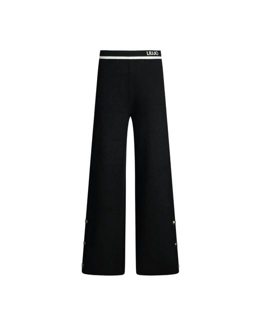 Liu Jo Wide Trousers in het Black