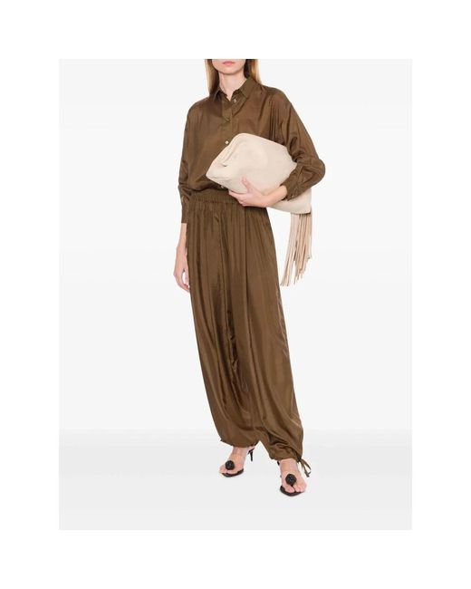 Straight Trousers Philosophy Di Lorenzo Serafini de color Brown
