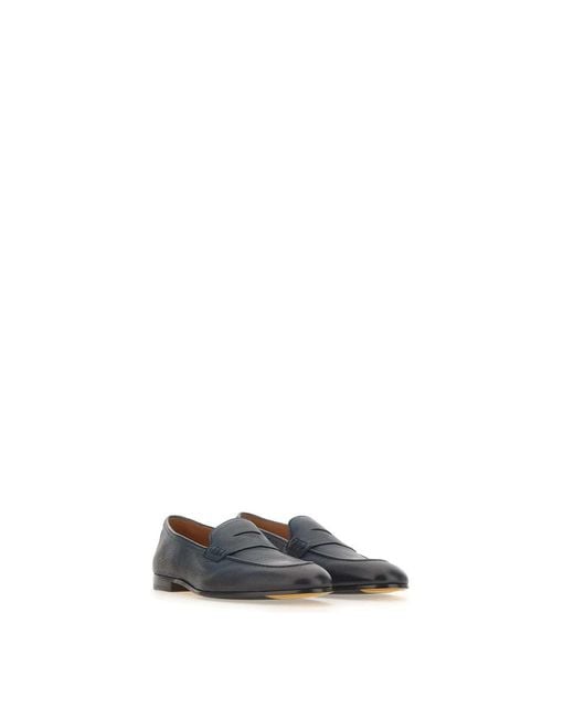 Doucal's Blue Loafers for men