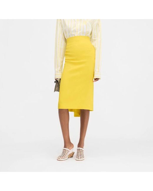 Midi Skirts Jacquemus de color Yellow
