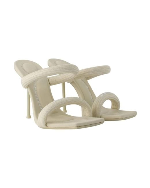 Alexander Wang White Julie Sandals