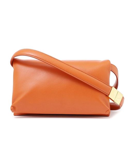 Marni Orange Shoulder Bags