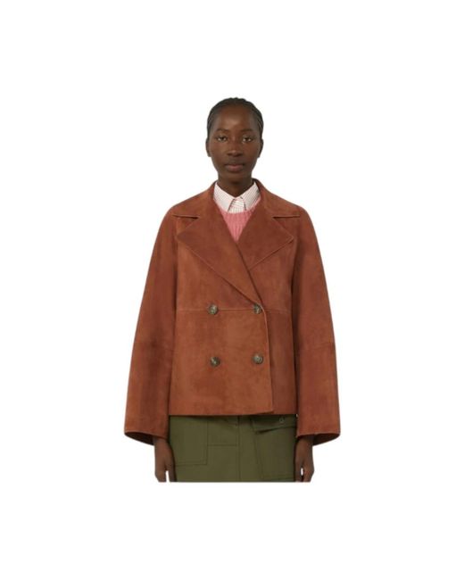 Weekend by Maxmara Wkdsospiro Jacket in het Brown