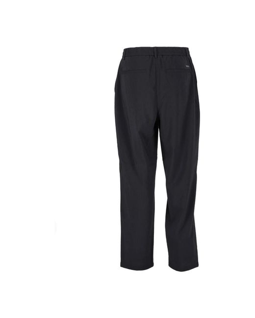 ARMANI EXCHANGE Black Cropped Trousers for men