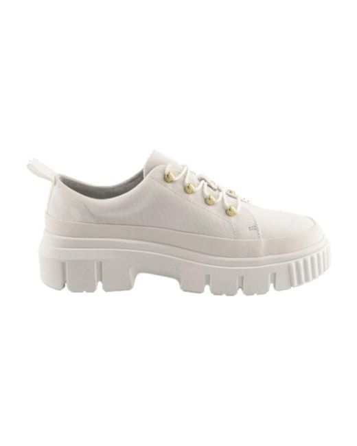 Timberland White Weiße greyfield sneakers