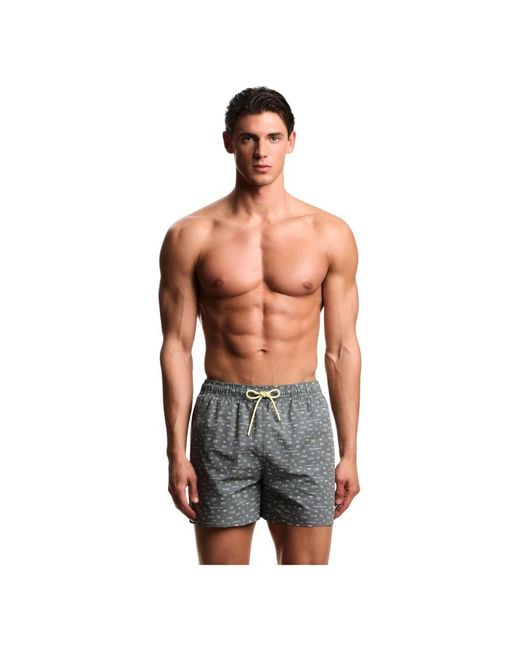 Emporio Armani Blue Beachwear for men