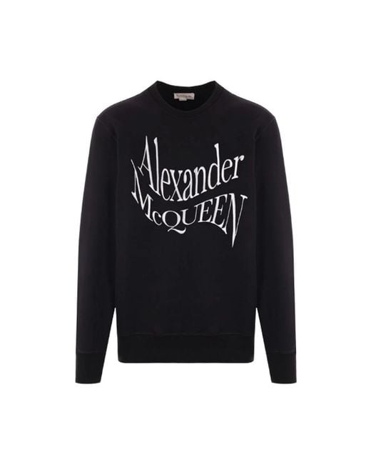 Alexander McQueen Blue Sweatshirts for men