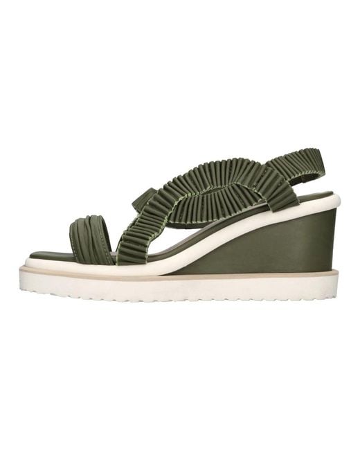 Patrizia Bonfanti Green Wedges