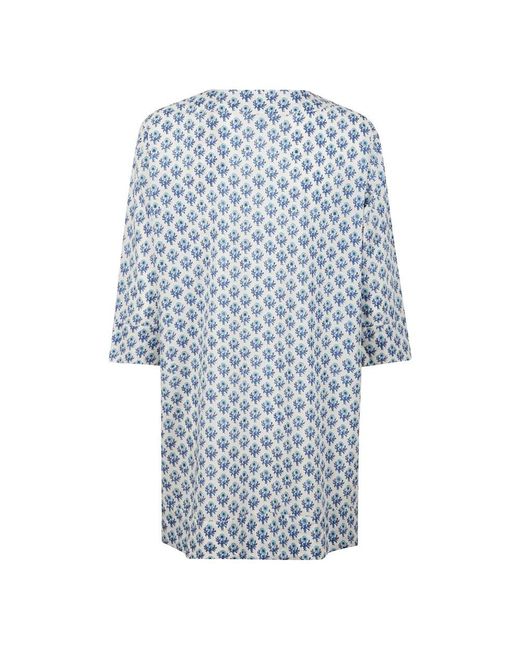 Mc2 Saint Barth Blue Baumwollkleid Macha