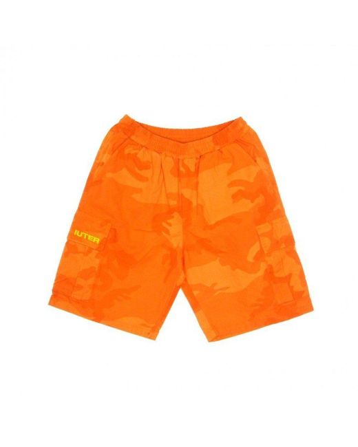 Iuter Short Pants Jogger Cargo Camo Shorts in het Oranje voor heren - Lyst
