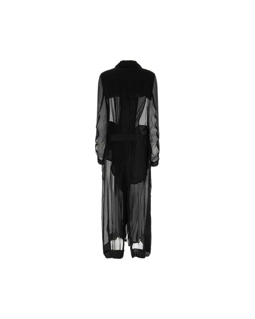 Ann Demeulemeester Black Maxi Dresses
