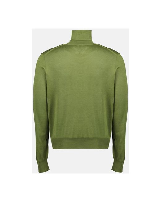 Saint Laurent Green Turtlenecks for men