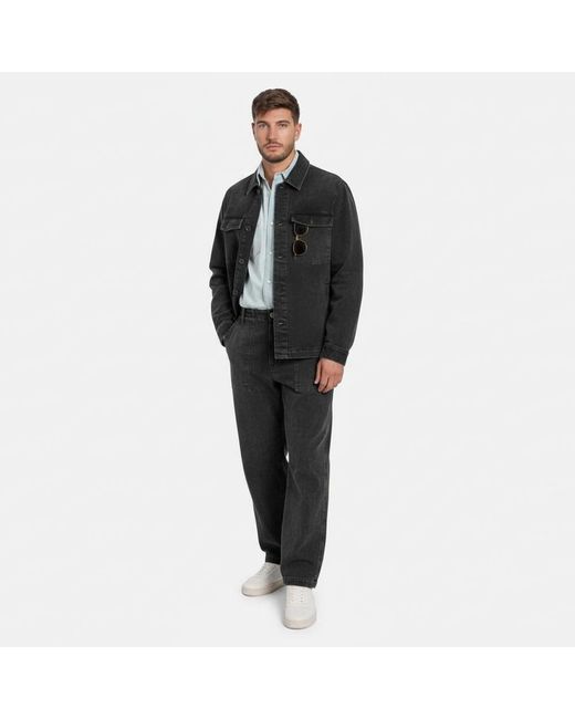 Dondup Black Denim Jackets for men
