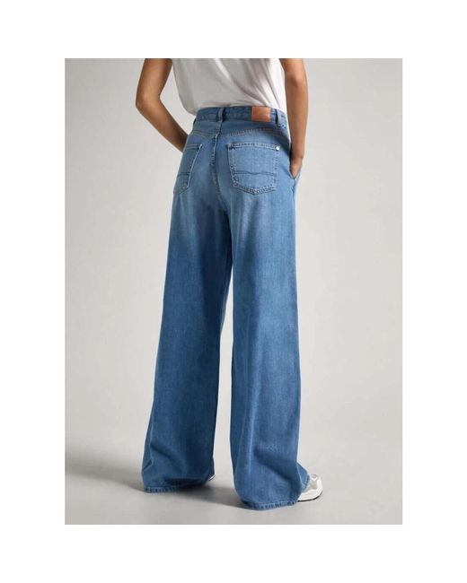 Jeans > wide jeans Pepe Jeans en coloris Blue