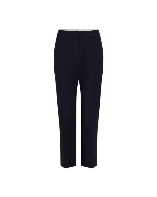Patou Blue Straight Trousers