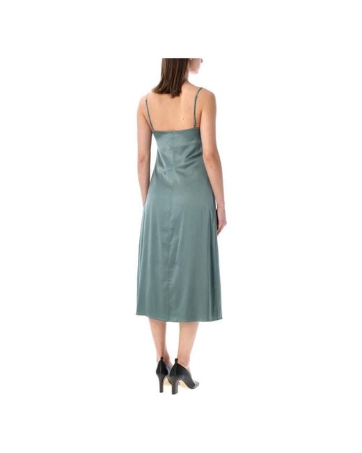 Midi Dresses Acne de color Blue
