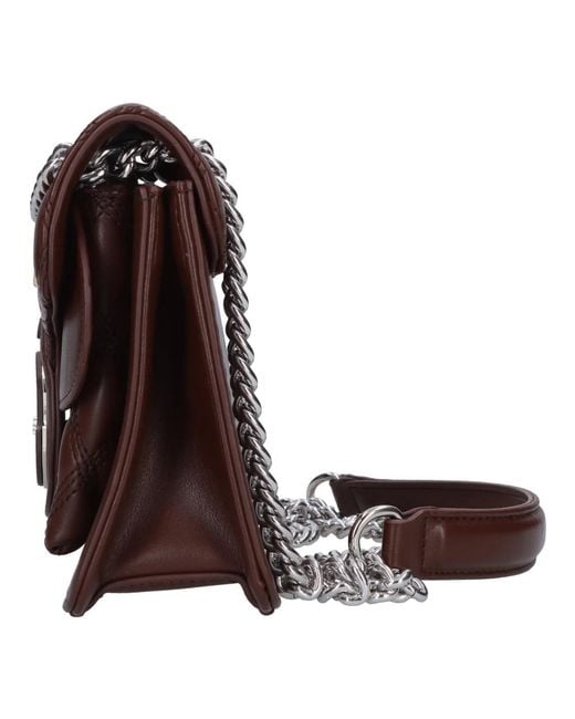 Gaelle Paris Brown Shoulder Bags