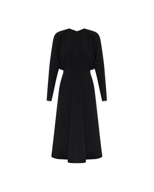 Victoria Beckham Black Midi Dresses