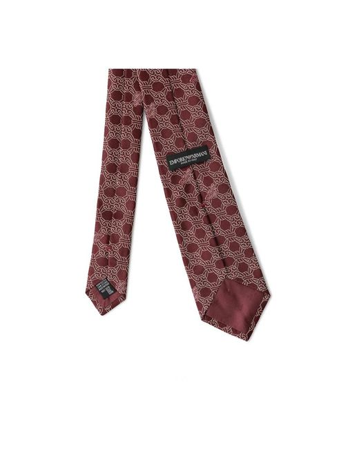 Emporio Armani Ties in het Red voor heren