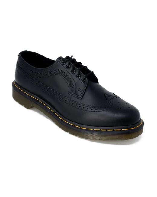 Dr. Martens Black Laced Shoes for men