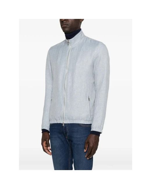 Barba Napoli Blue Light Jackets for men