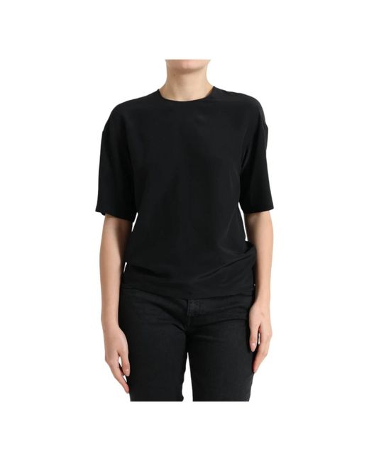 Dolce & Gabbana Black Blouses