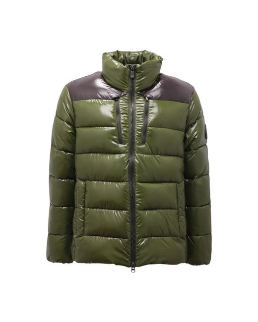 Save The Duck Green Winter Jackets for men