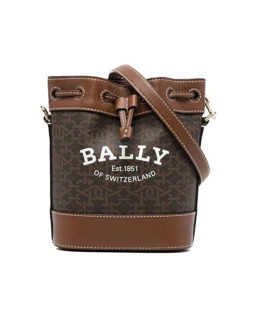 Bally Brown Bucket Bags for men