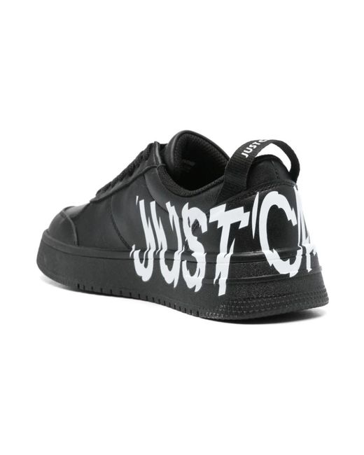 Just Cavalli Black Schwarze sneakers scarpa