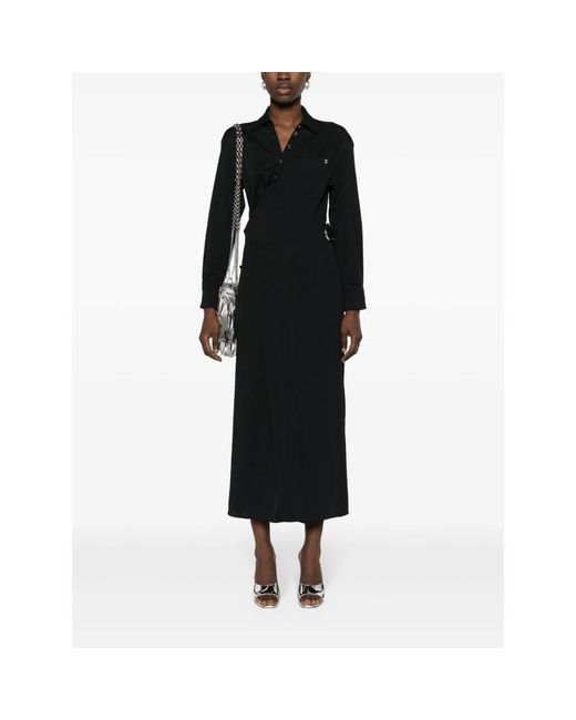 Rabanne Black Wrap Dresses