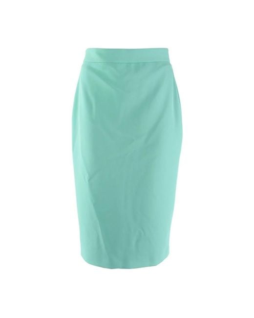 Pinko Green Midi Skirts