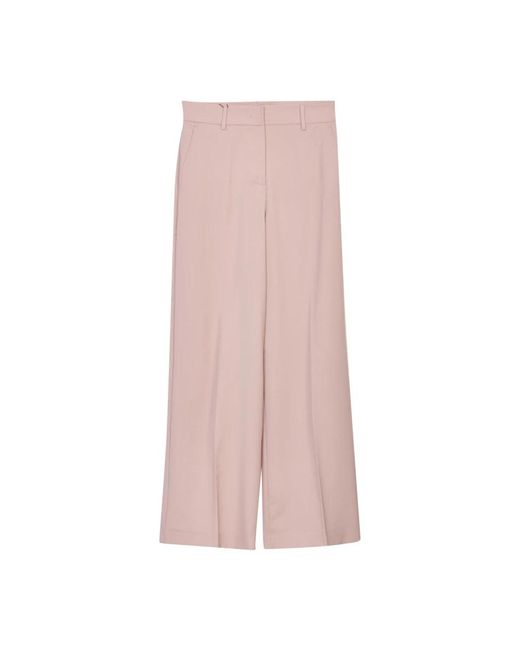Weekend by Maxmara Pink Wide Trousers