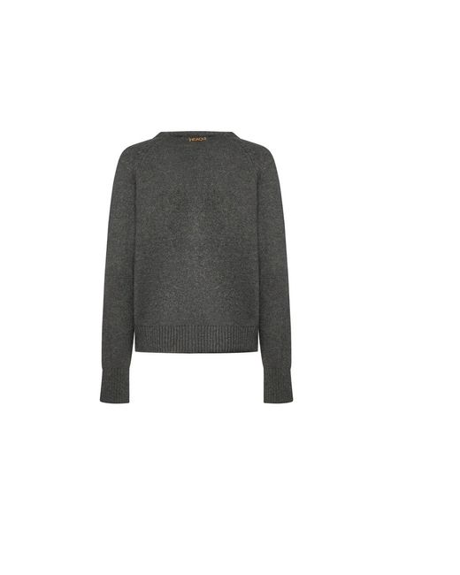 Silvian Heach Gray Strickjacke Mit Schildkrötenknöpfen
