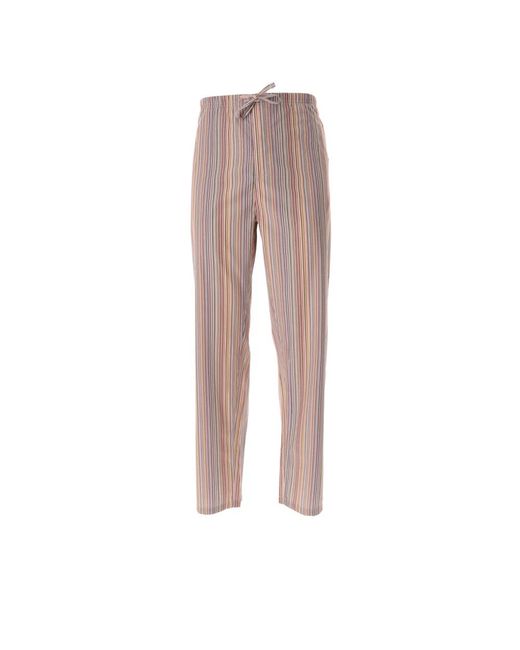 Paul Smith Pink Straight Trousers for men