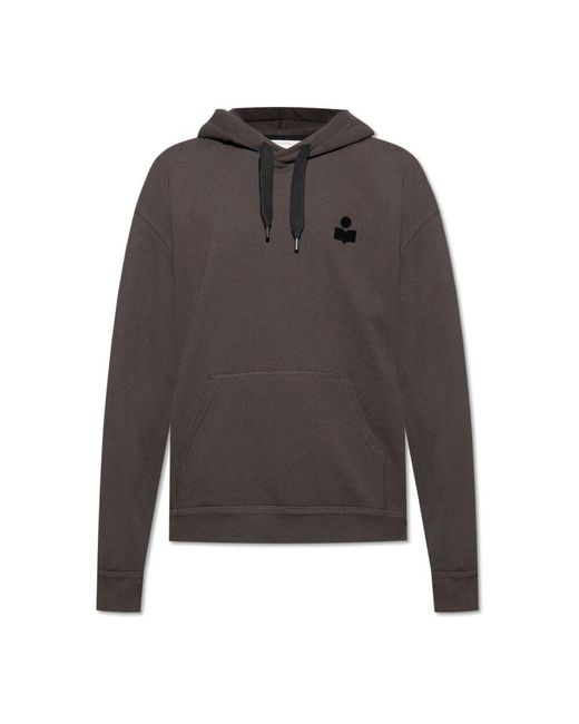 Isabel Marant Matte Kapuzenpullover in Gray für Herren
