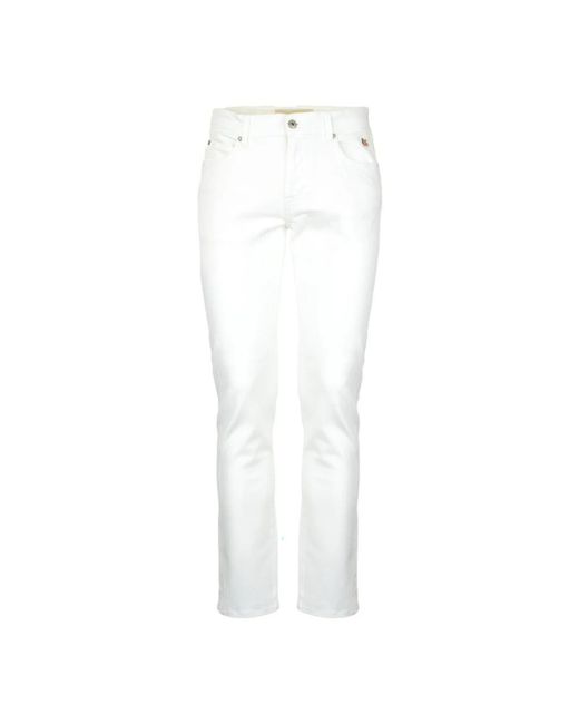 Roy Rogers White Slim-Fit Jeans for men