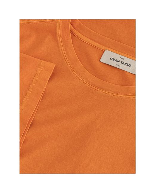 Tops > t-shirts Gran Sasso pour homme en coloris Orange
