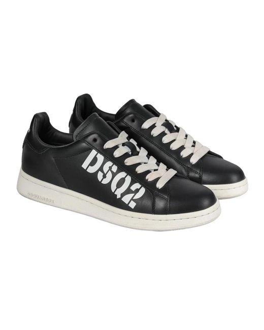 DSquared² Black Sneakers for men