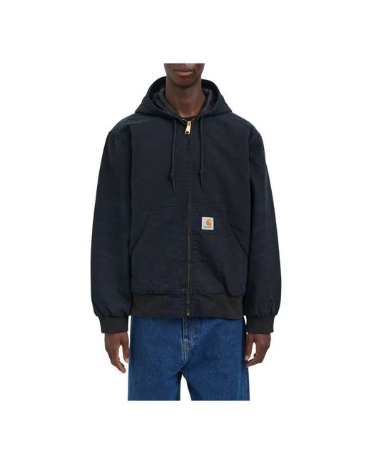 Carhartt Zip-Through Sweatshirt in het Blue voor heren