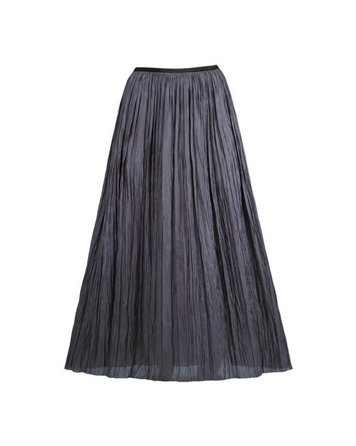 Maxi Skirts Roberto Collina de color Gray