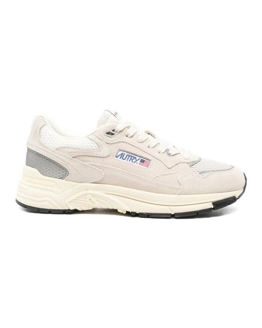 Autry Hyperway Low Suede/Mesh in White für Herren