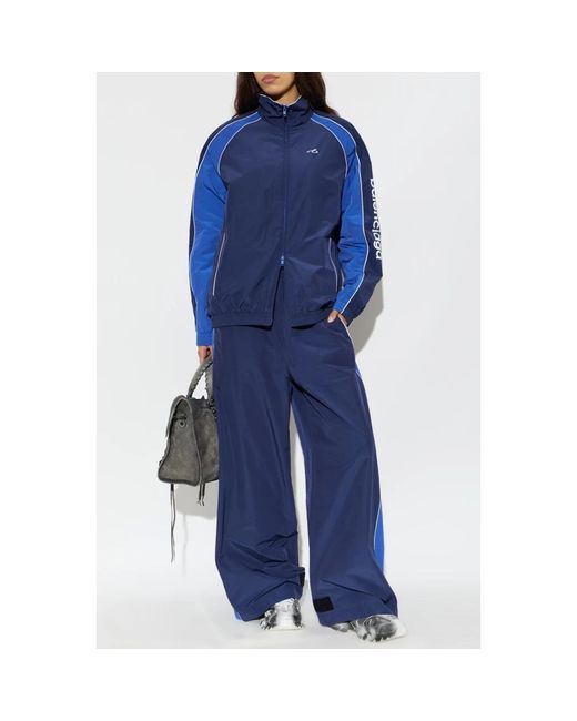 Balenciaga Blue Wide Trousers