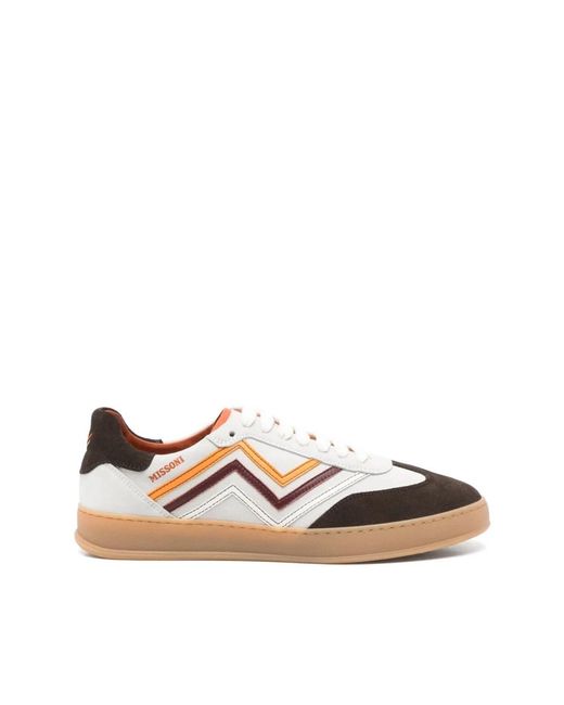 Missoni Zigzag Sneakers in Brown für Herren