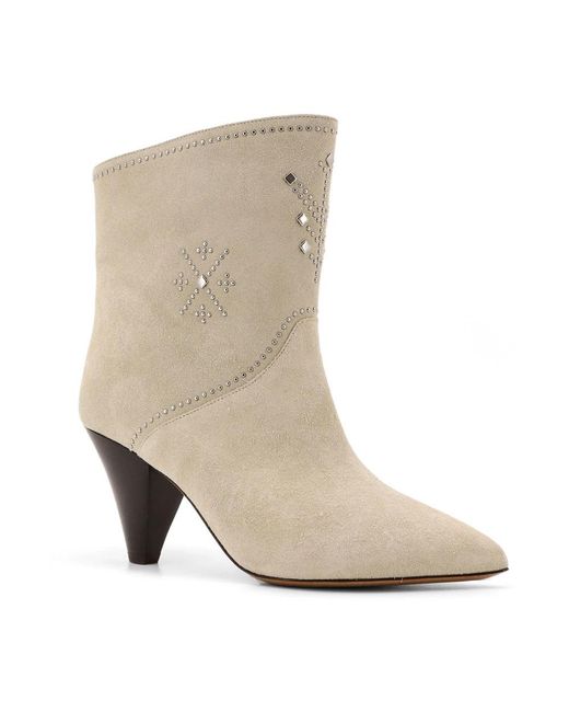 Isabel Marant Brown Cowboy & Biker Boots