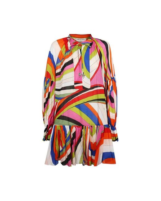 Emilio Pucci Red Short Dresses
