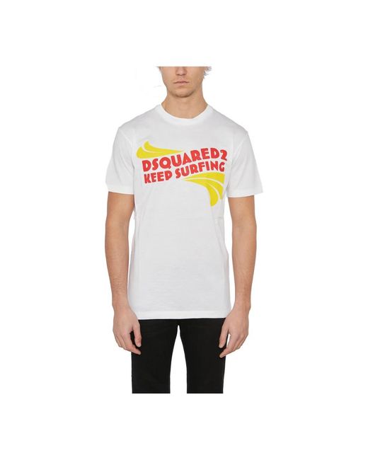 T-Shirts di DSquared² in White da Uomo