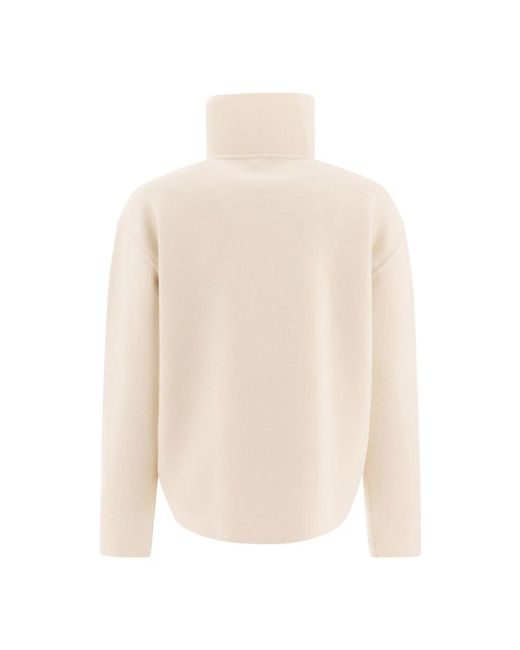 Auralee White Turtlenecks