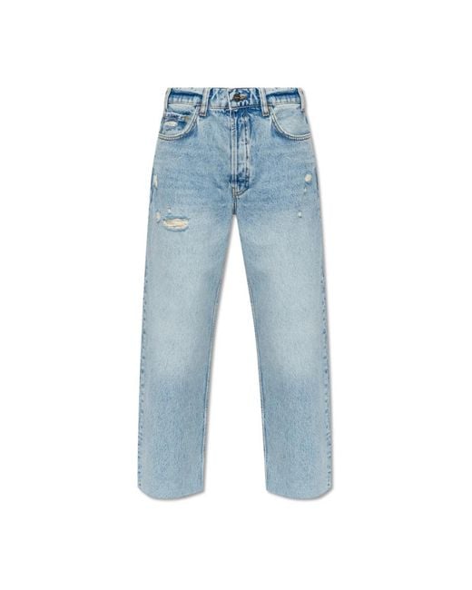 Anine Bing Blue Straight Jeans
