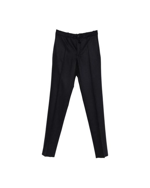 Incotex Slim-Fit Trousers in het Black voor heren