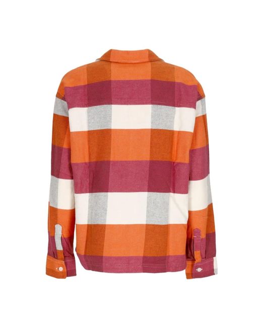 Carhartt Red Long Sleeve Shirt L/S Lyman Shirt